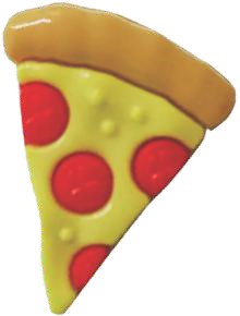 Botão KR 6147 Pizza C/25UN 400/125/402