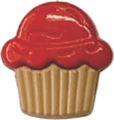 Botão KR 6069 CUP Cake