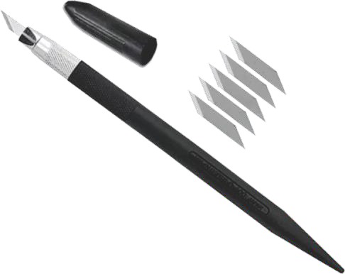 Estilete de Precisão LM-0051 C/5 Lâminas