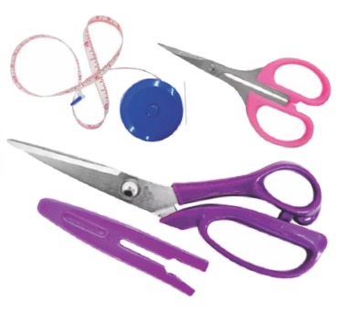KIT Tesoura E Trena P/Costura