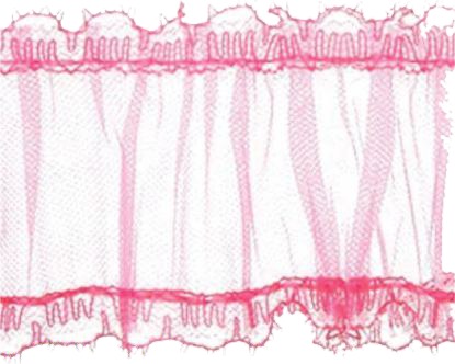 Renda Jabot C/10M Amarelo Bebê