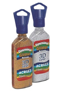 Tinta Acrilex 12212 Glitter