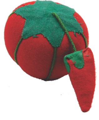 Agulheiro Almofada Tomate