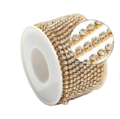 Corrente Strass Metal